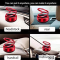 Metallic Double Spring Solar Perfume! Enjoy fresh scent and style with the Solar Rotating Dashboard