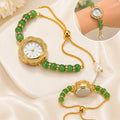 Boho Statement Jewelry Watch - Women Vintage Gold Plated Tassel Bracelet | Ethnic Party Style | Stylish Accessory