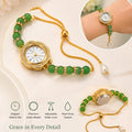 Boho Statement Jewelry Watch - Women Vintage Gold Plated Tassel Bracelet | Ethnic Party Style | Stylish Accessory